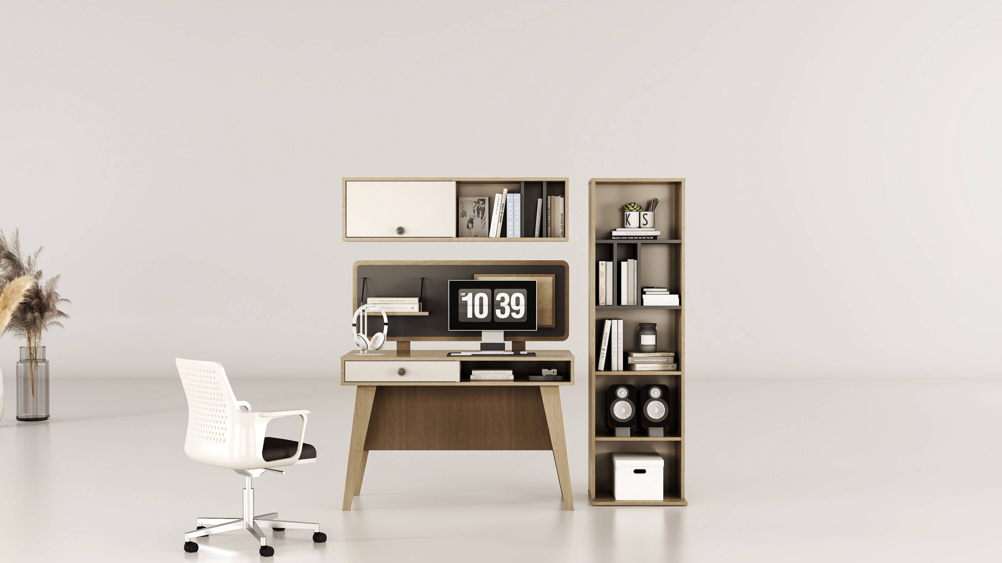 New Smart Dikey Kitaplık - 
